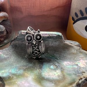 Owl pendant - 925 sterling silver